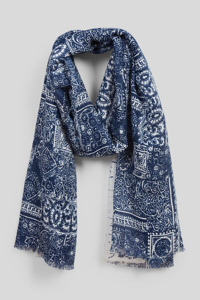 Chèche à motifs dégradé