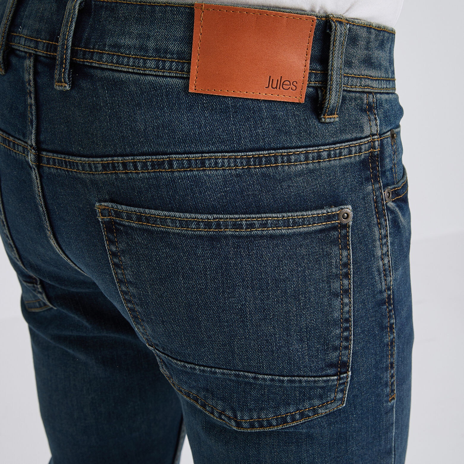Jean straight #Ben  4 longueurs dirty