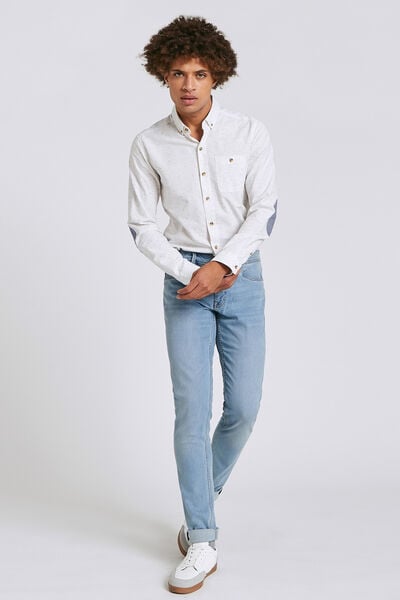 Jean slim Tom 4 longueurs délavé