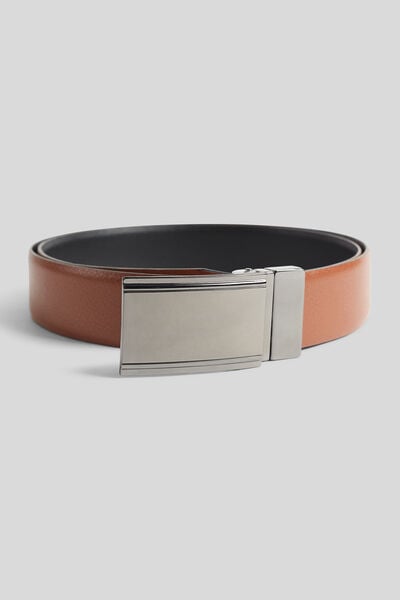 Ceinture cuir et métal