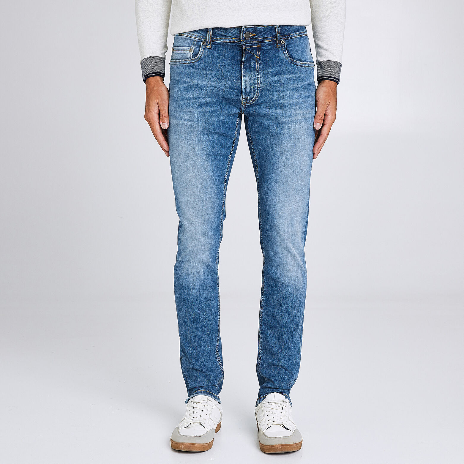 Jean slim #Tom urbanflex 4 longueurs stone