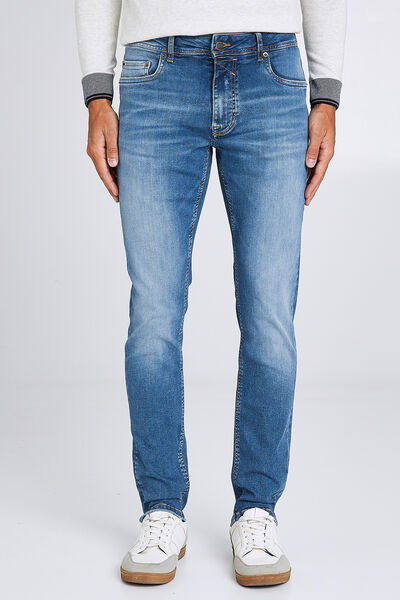 Jean slim #Tom urbanflex 4 longueurs stone