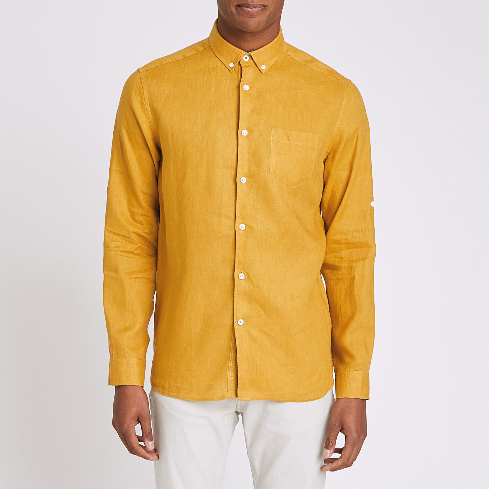 Chemise regular lin
