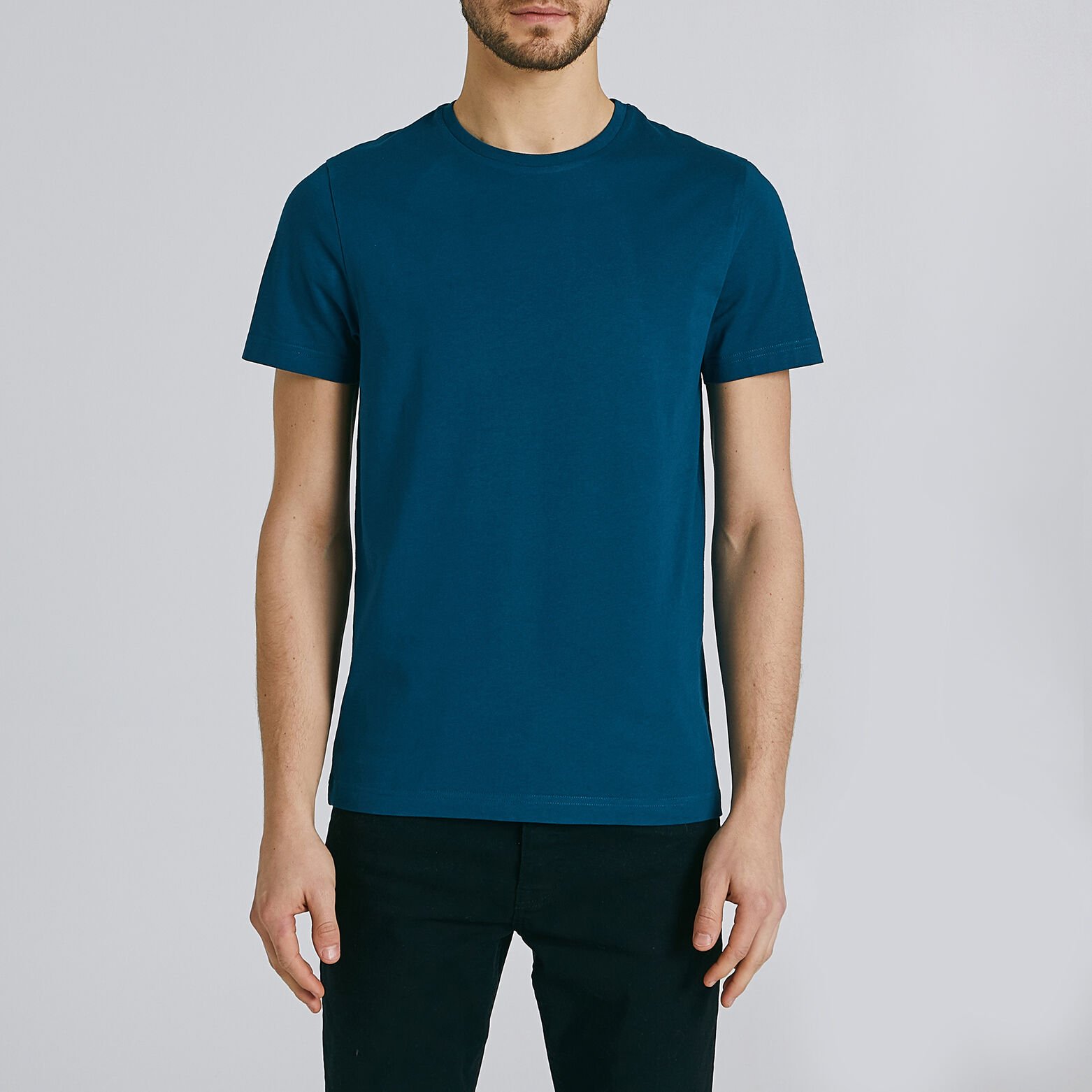 Tee-shirt uni col rond