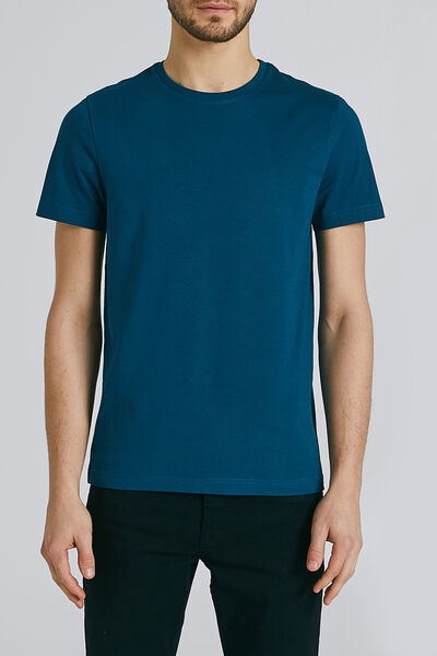 Tee-shirt uni col rond