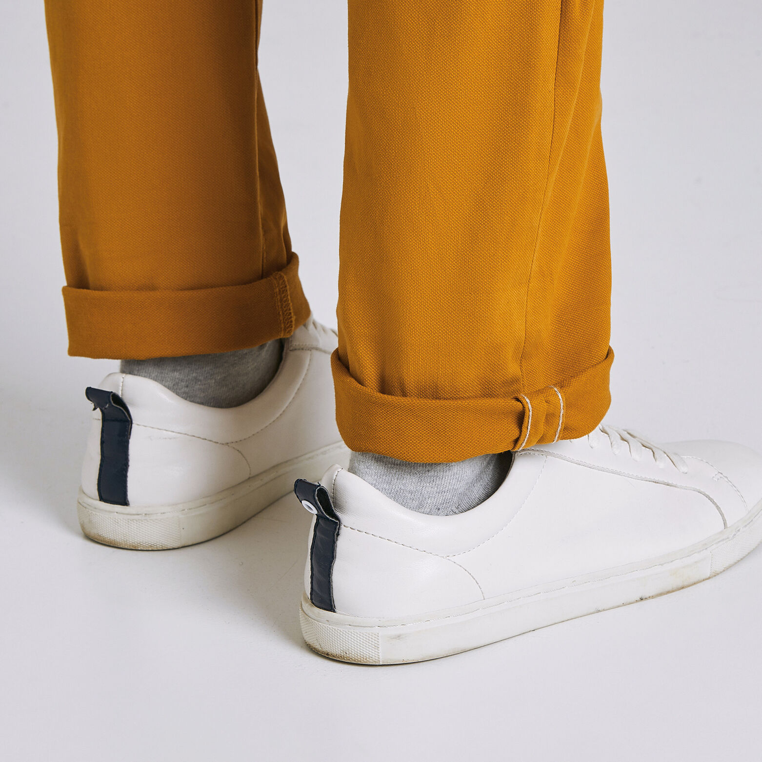Pantalon chino droit canvas