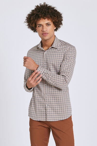 Chemise imprimée coupe slim