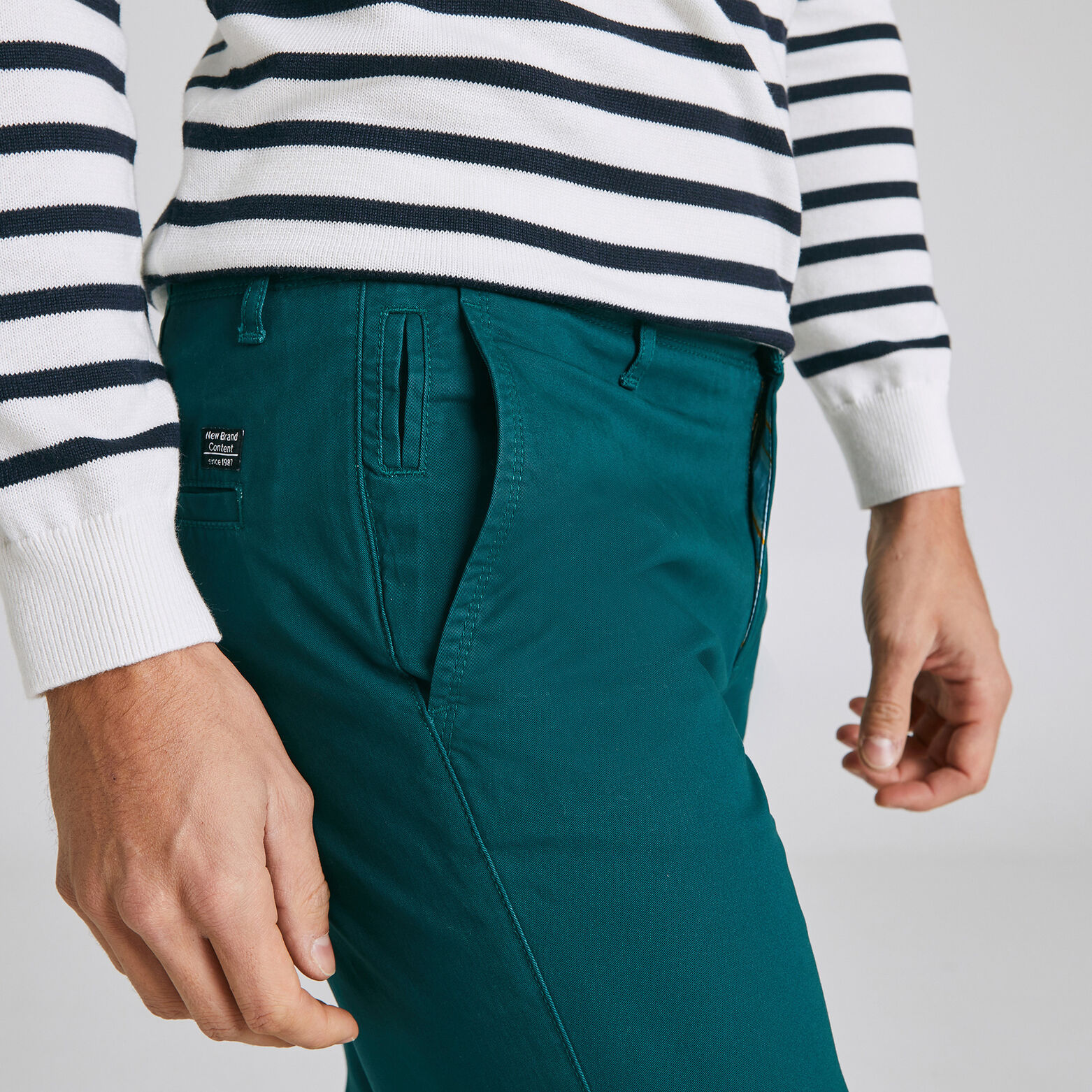 Pantalon chino slim sasha