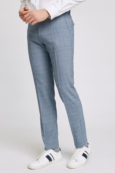 Pantalon de costume slim Prince de Galles