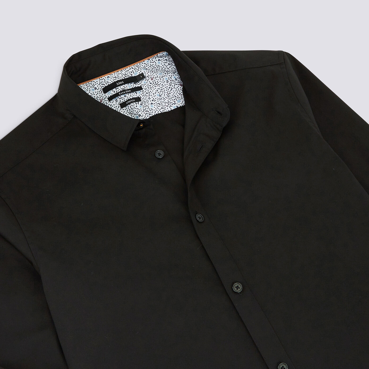 Chemise extra slim unie coton