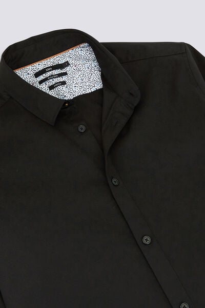 Chemise extra slim unie coton