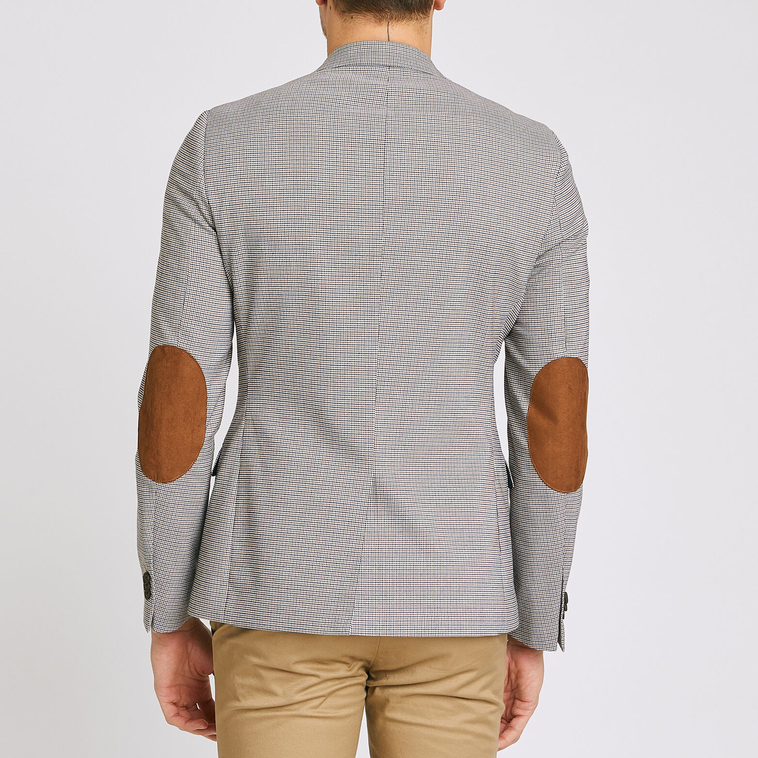 Veste de costume à carreaux