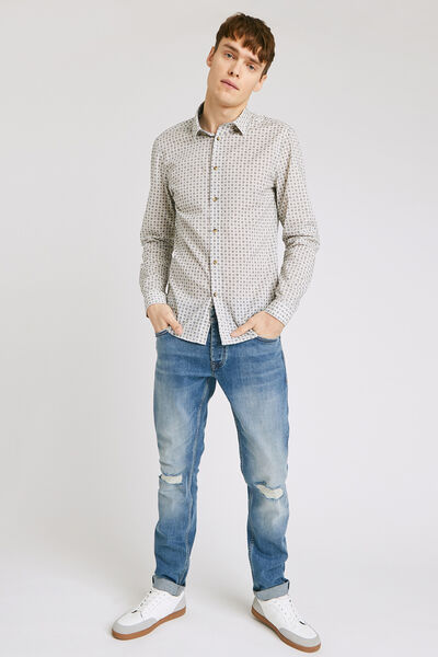 Chemise slim imprimée