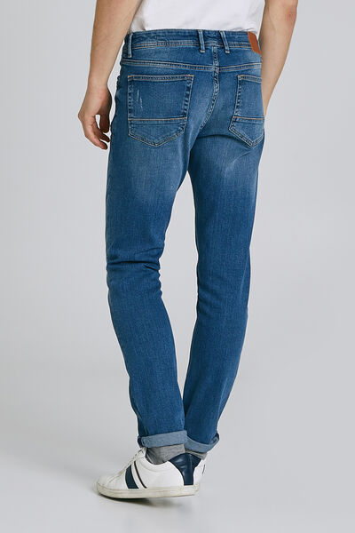 Jean slim Tom effet destroy