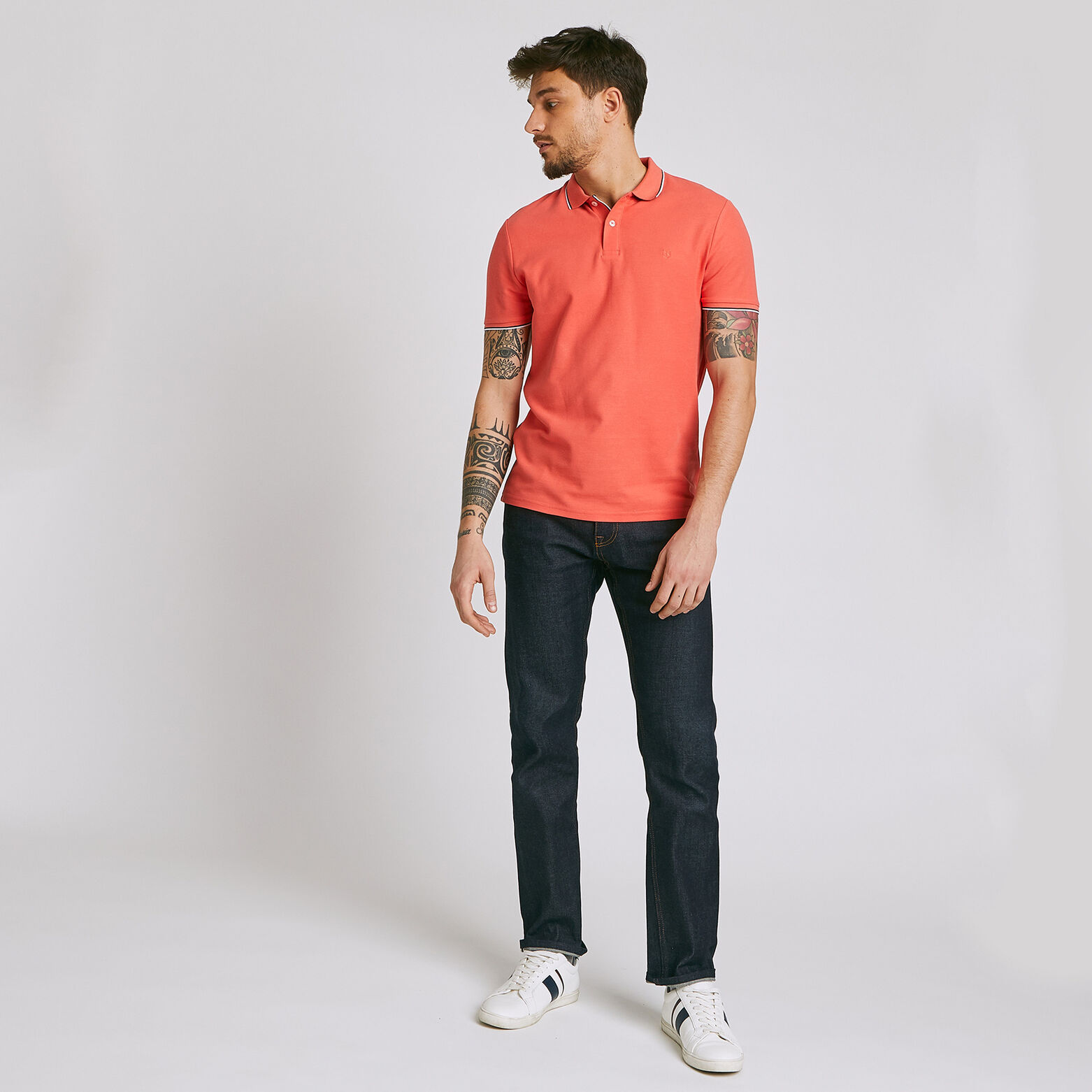 Polo manches courtes regular uni
