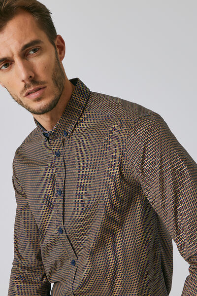 Chemise imprimée slim