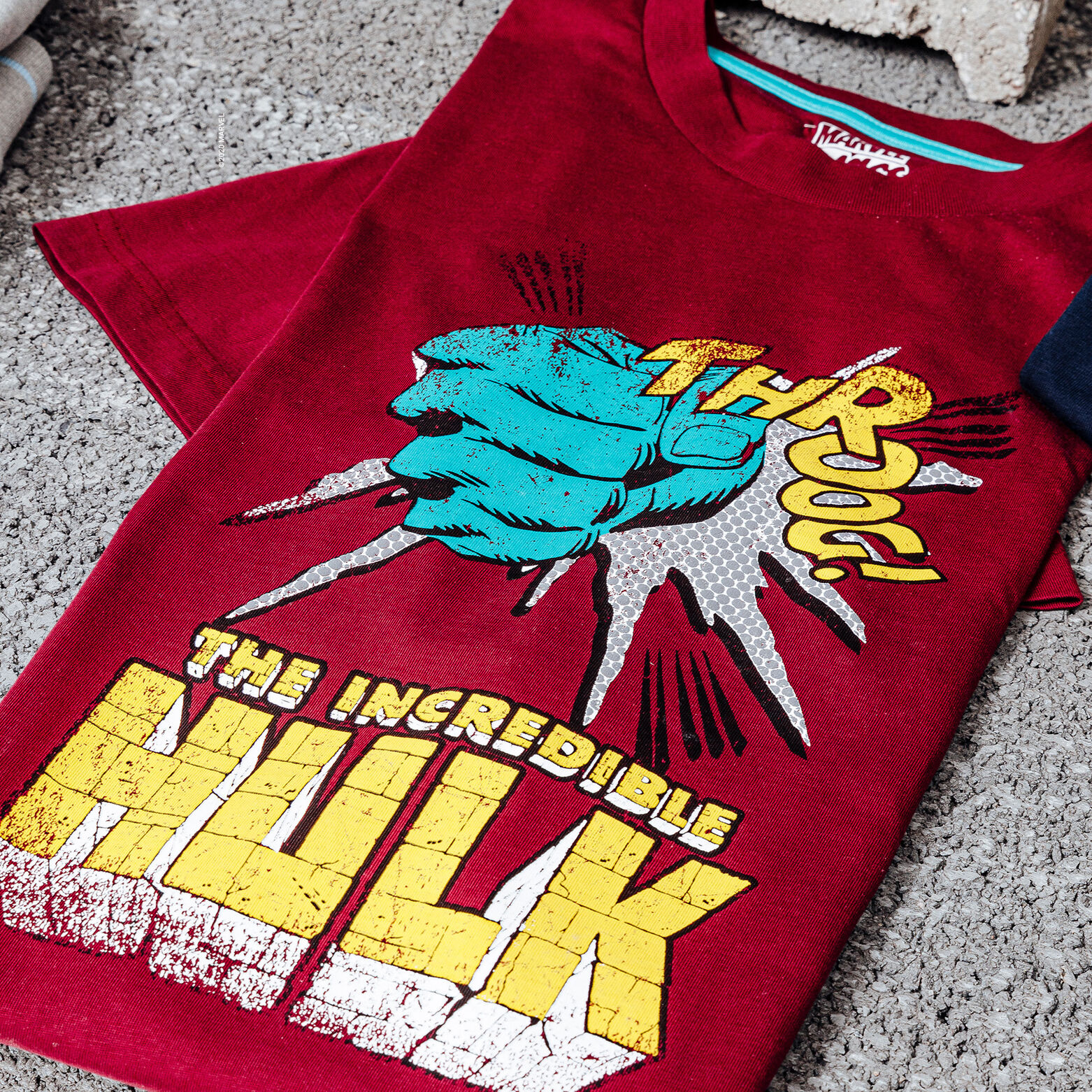 Tee shirt imprimé licence MARVEL HULK