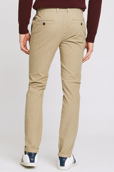 Chino coupe slim en velours