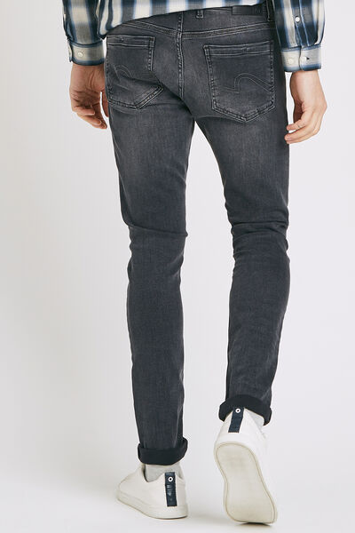 Jean skinny 5 poches délavé