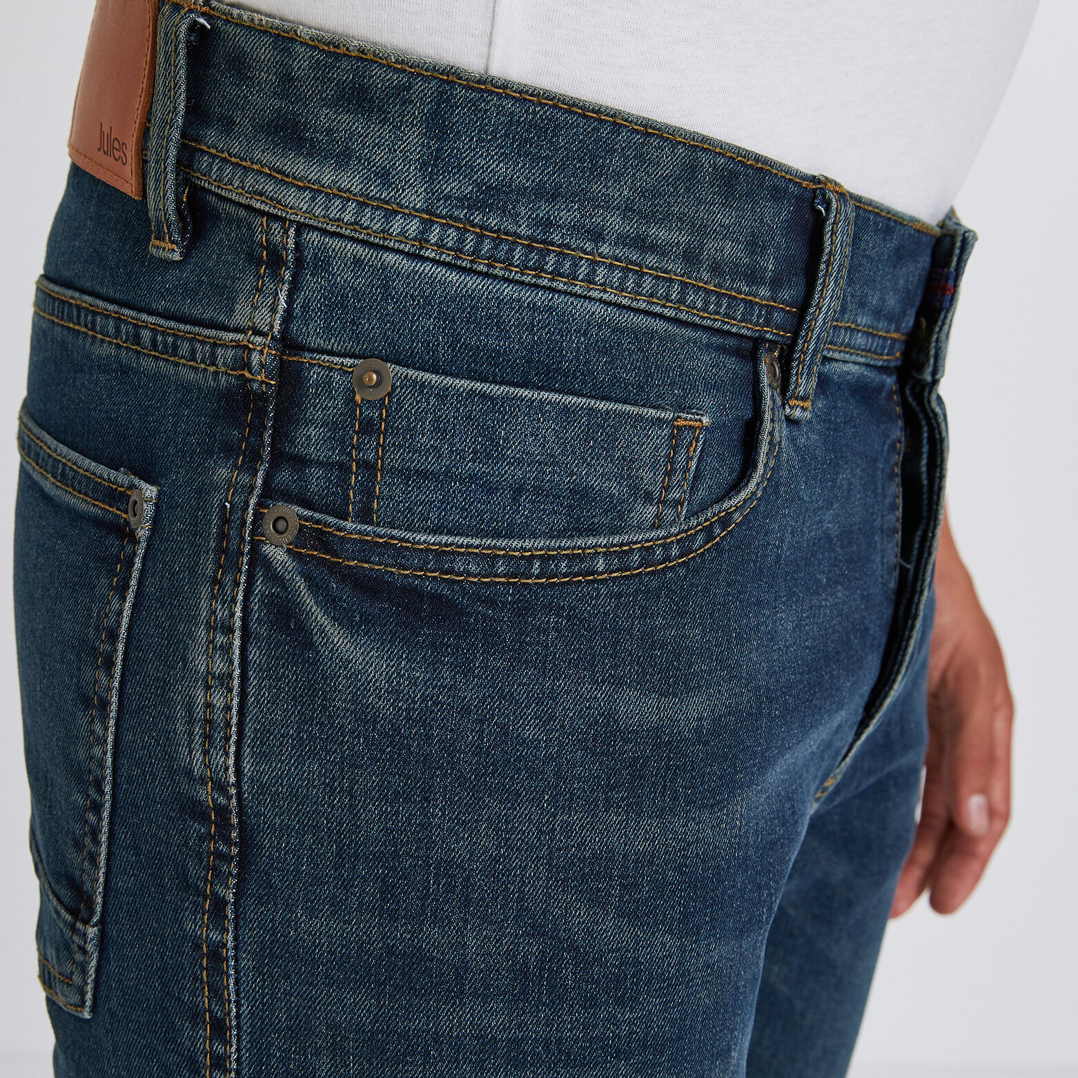 Jean straight #Ben  4 longueurs dirty