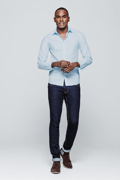 Chemise coupe slim armurée