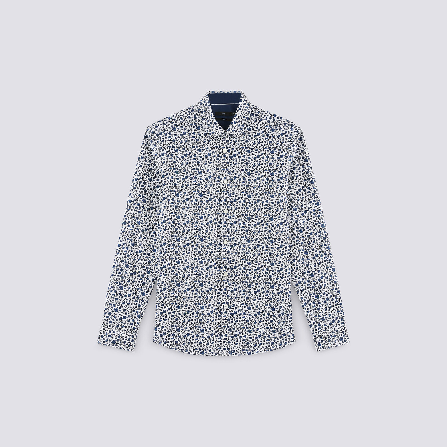 Chemise regular imprimée floral stretch