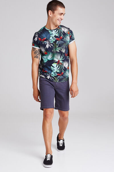 Bermuda 5 poches en twill