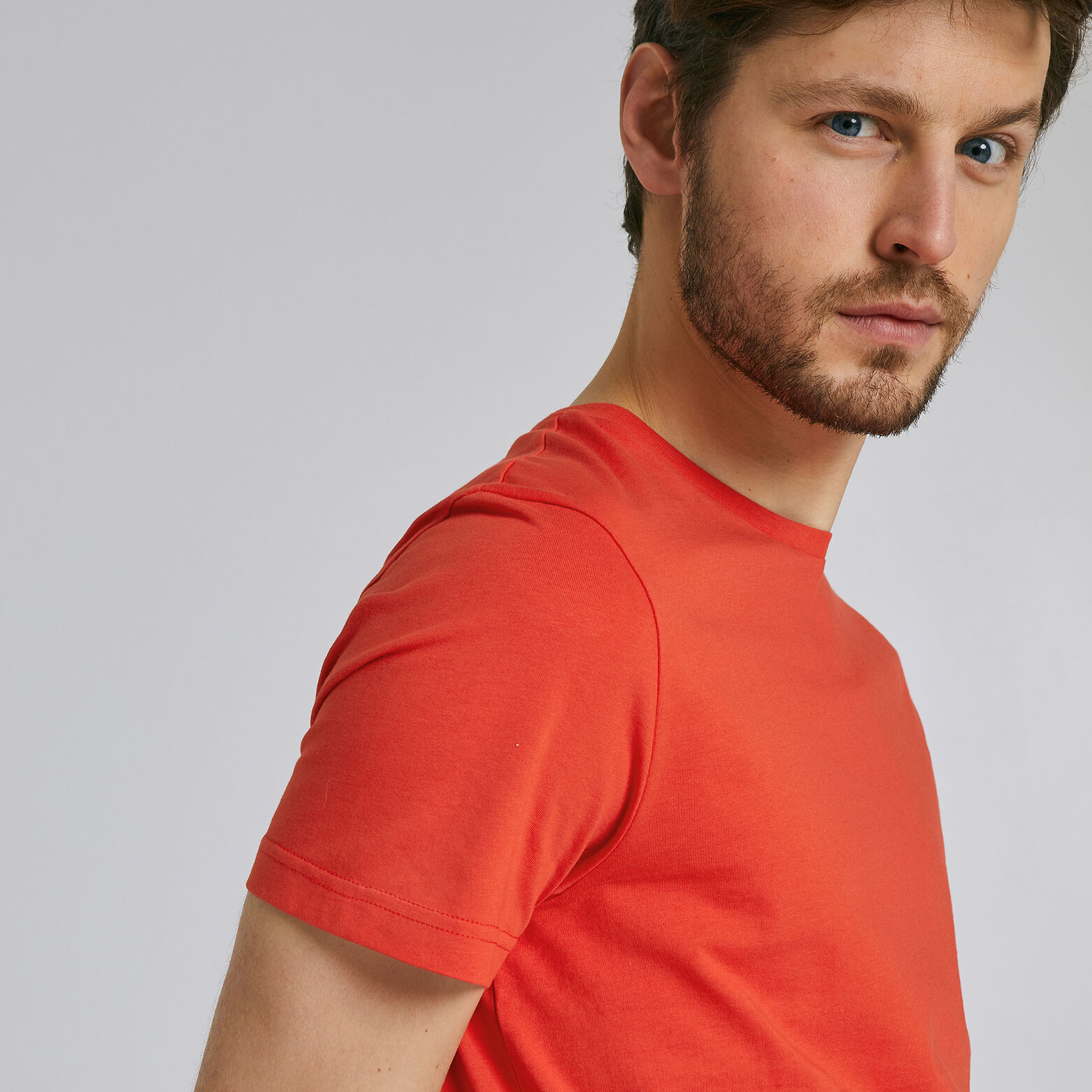 Tee-shirt uni col rond