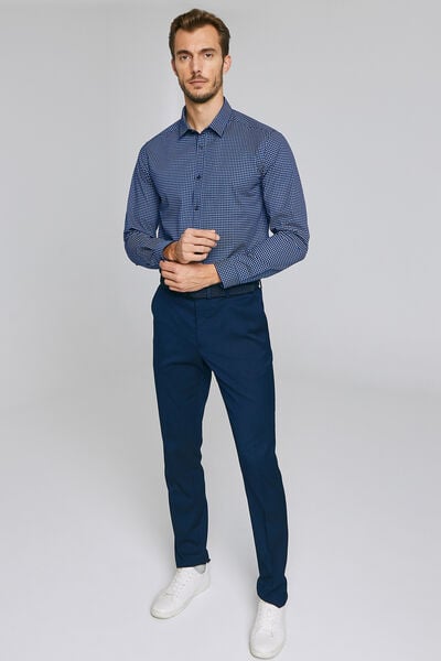 Chemise imprimée slim stretch