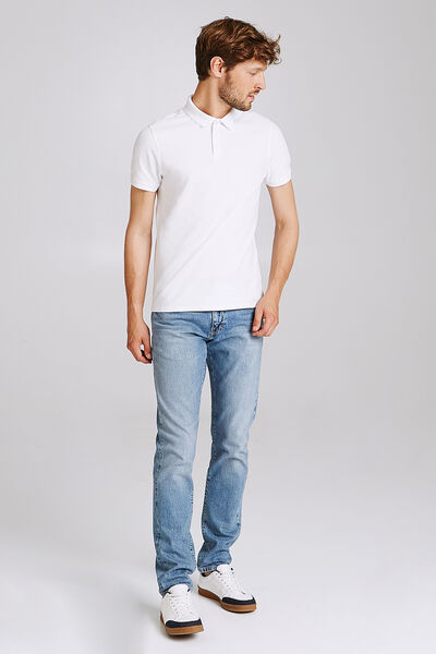 Polo manches courtes uni