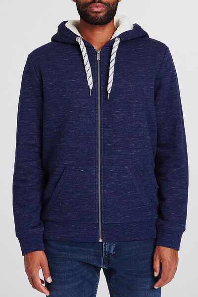 Gilet zippé doublé moumoute