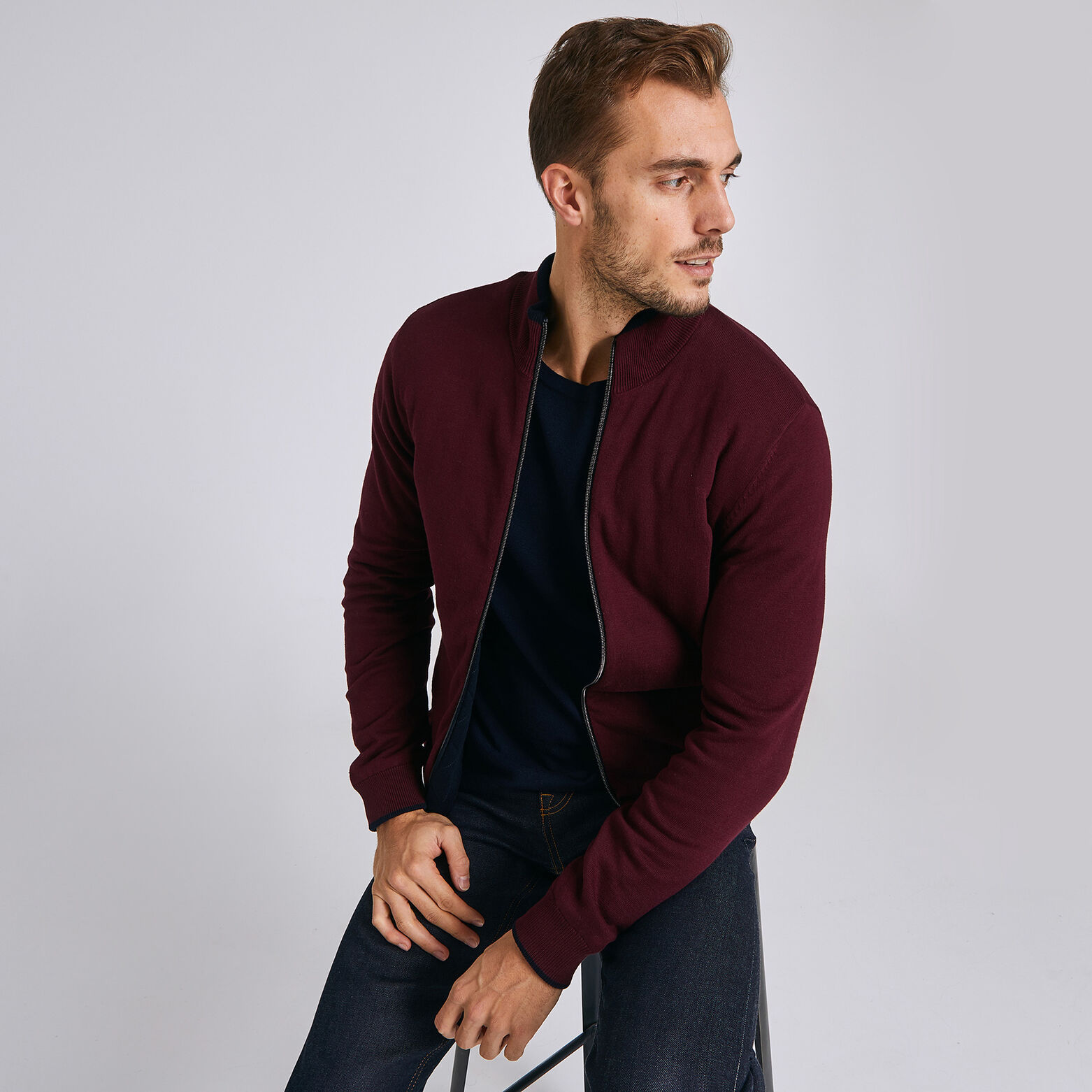 Gilet zippé réversible