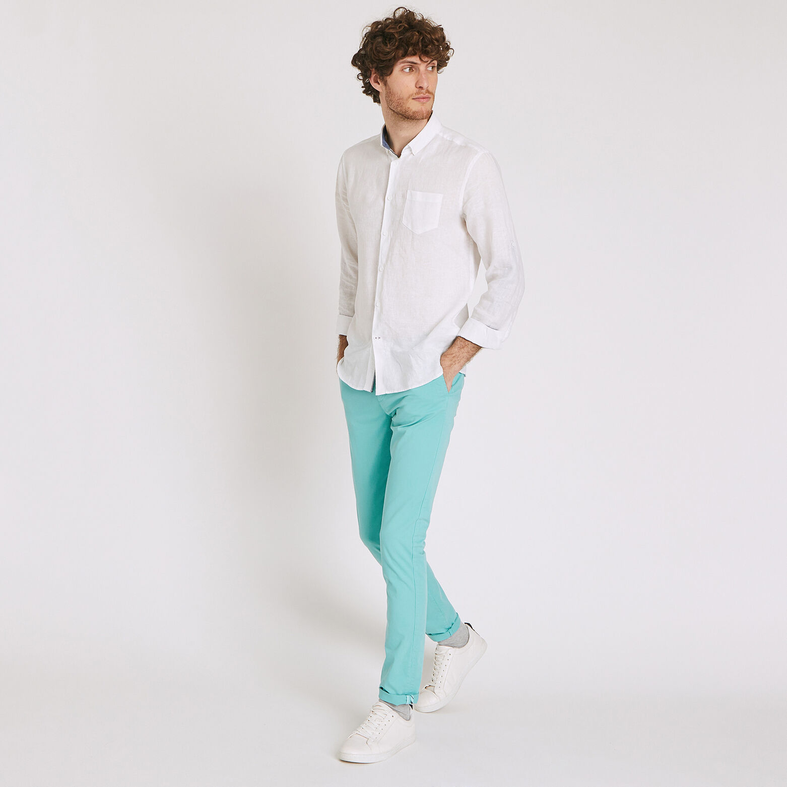 Pantalon chino slim sasha