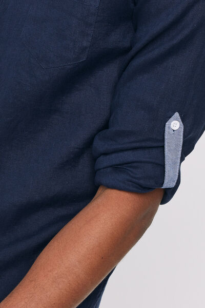 Chemise regular lin