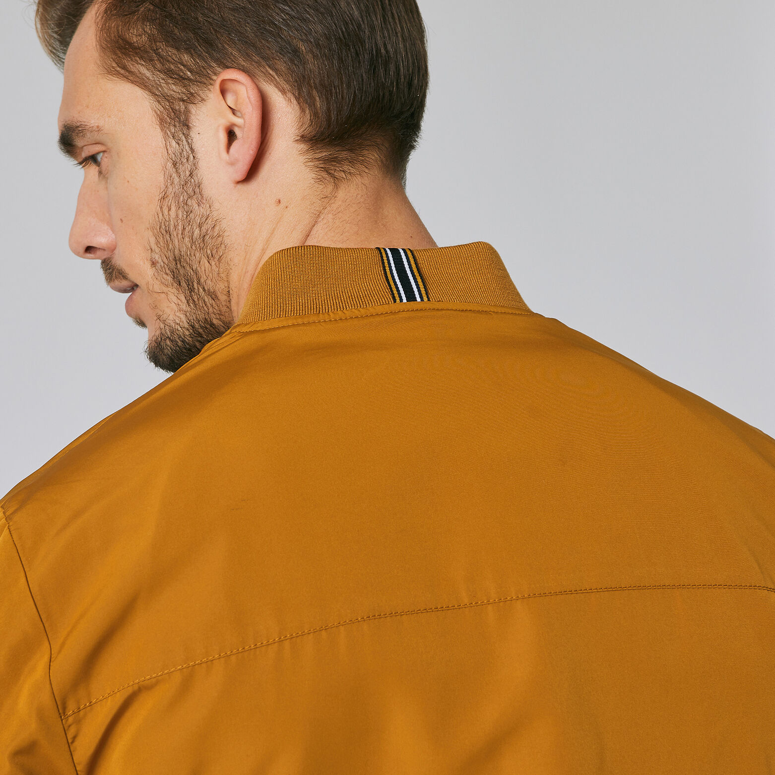 Blouson bomber col teddy déperlant