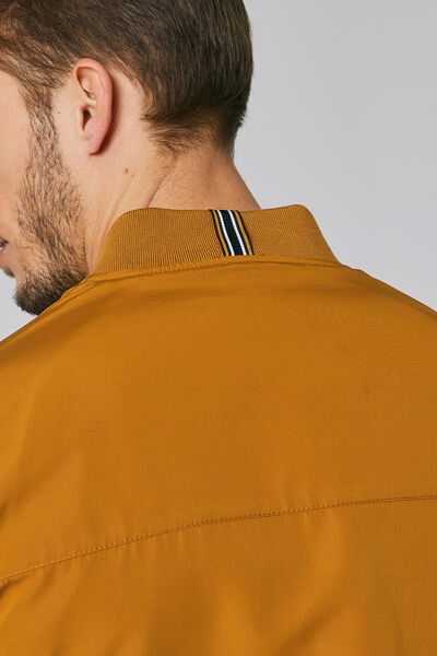Blouson bomber col teddy déperlant