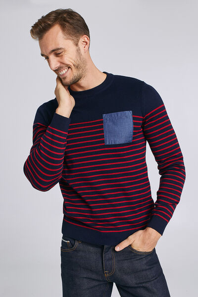 Pull marin maille fine