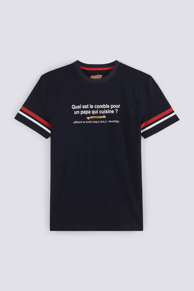 Tee shirt col rond CARAMBAR PAPA QUI CUISINE