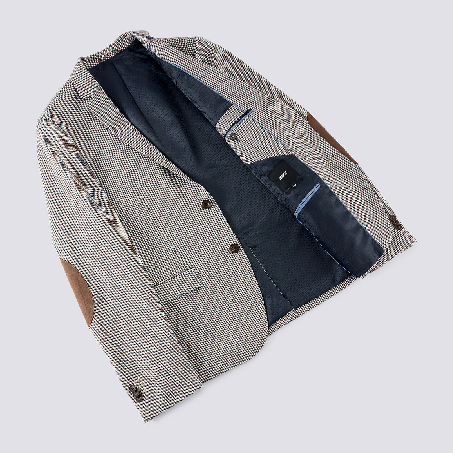 Veste de costume à carreaux