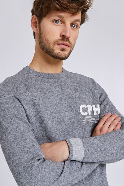 PULL COL ROND JACQUARD