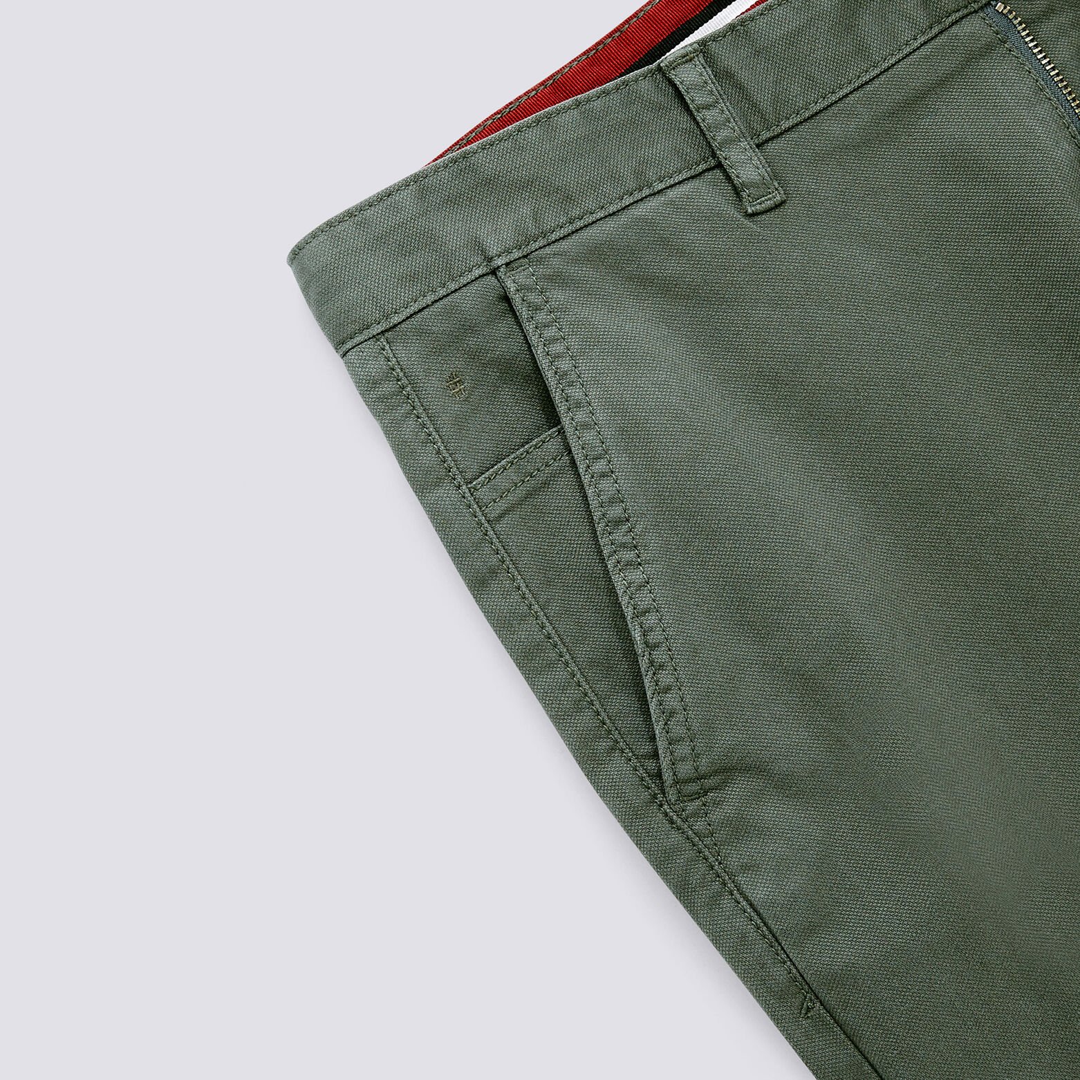 Pantalon chino droit canvas