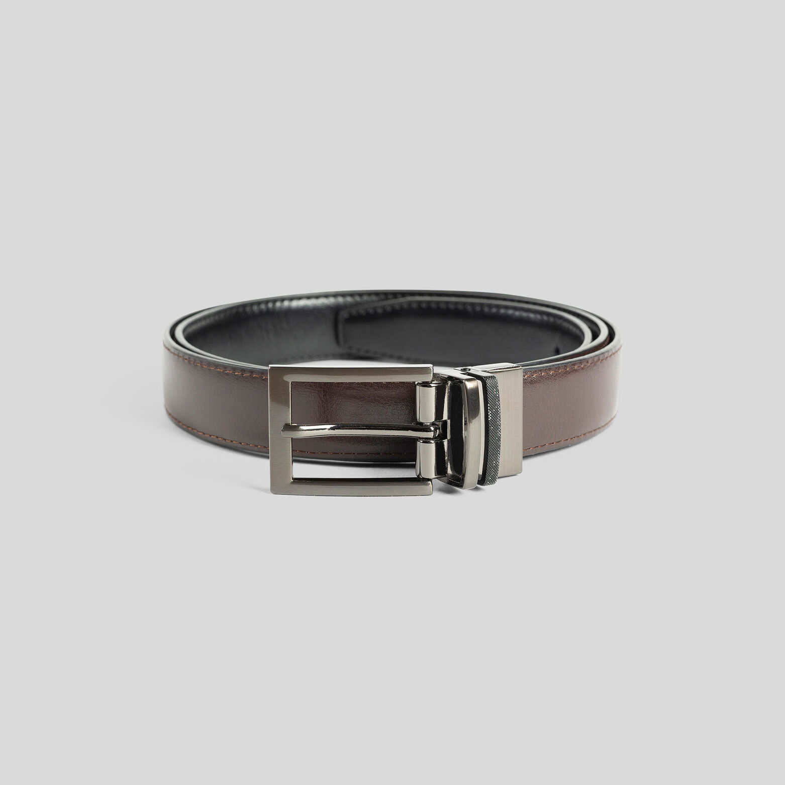 Ceinture cuir et métal