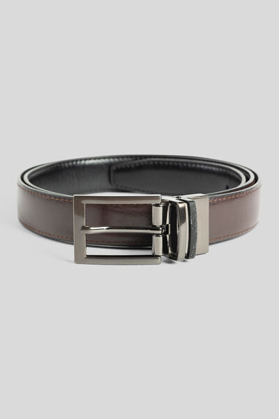 Ceinture cuir et métal