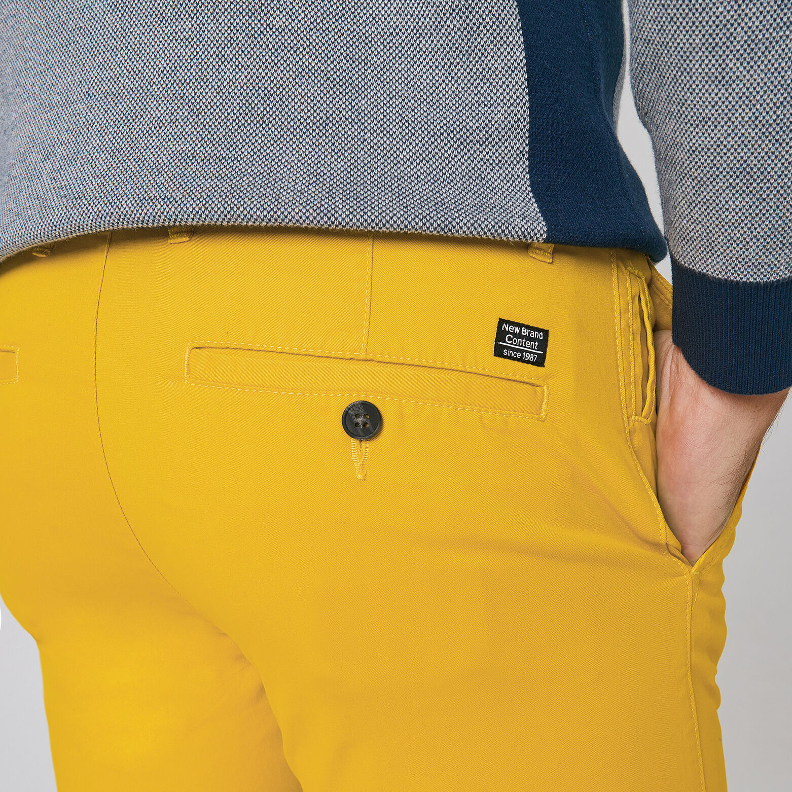 Pantalon chino slim sasha