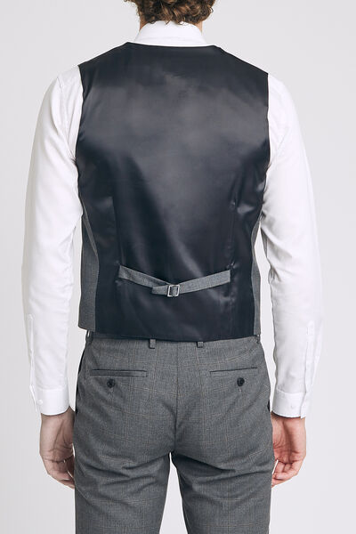 Gilet costume carreaux fenêtres voir veste