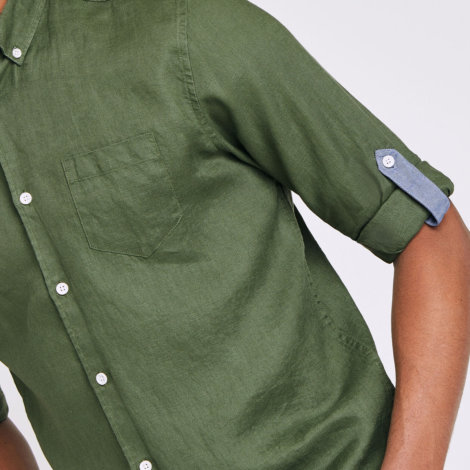 Chemise regular lin