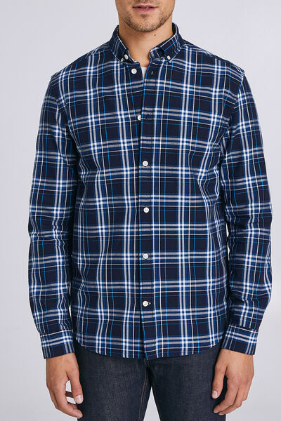 Chemise regular à carreaux