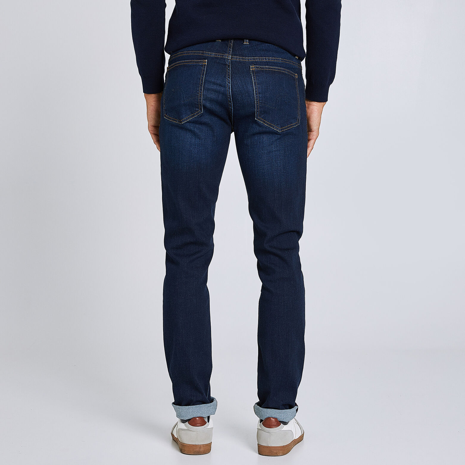 Jean slim #Tom urbanflex 4 longueurs foncé
