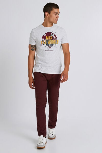 Chino ceinture élastiquée 