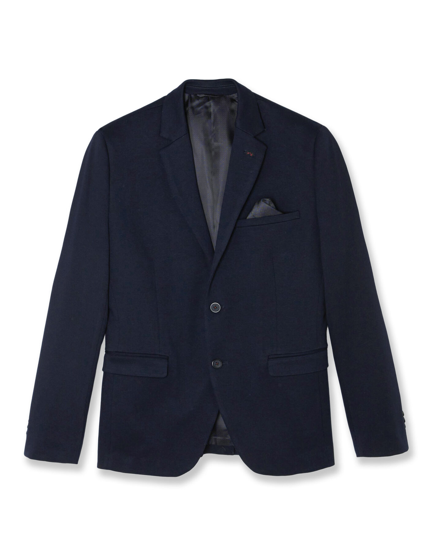 Veste blazer slim maille piquée